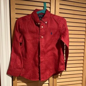 Polo by Ralph Lauren Kids Classic Red Button-Down Shirt